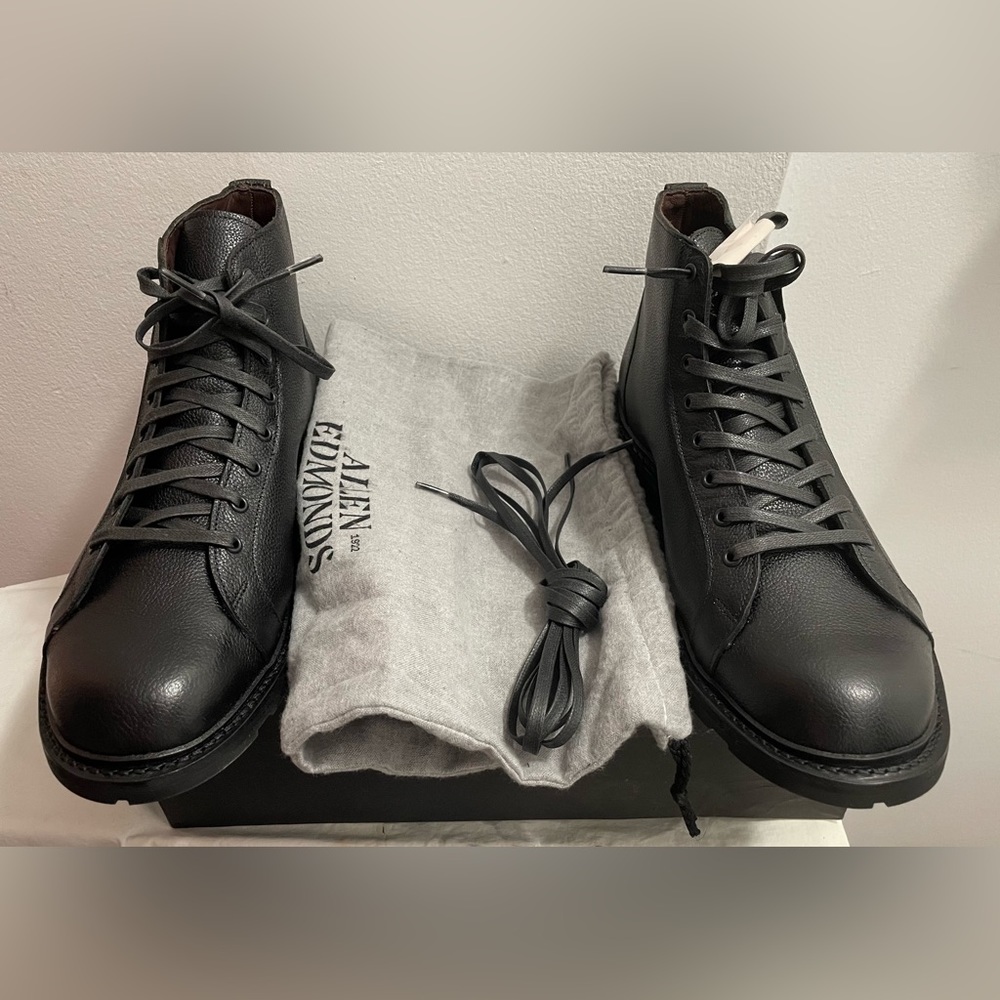 NEW!! ALLEN EDMONDS 2860 ALPINE VIBRAM ARCTIC GRIP WEATHERPROOF BOOTS 11 3E WIDE